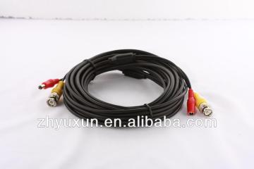 pre-made BNC with DC cable for cctv