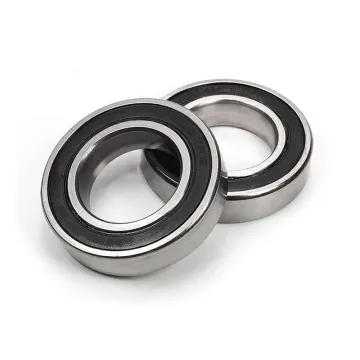 Double Rubber Seal 6816-2RS Deep Groove Ball Bearings 80x100x10 mm