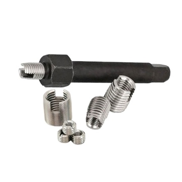 Carbon Steel and Stainless Steel Self Tapping Thread Inserts M4 M5 M6 M8 M10 Sizes for Mental or Plastic Materials