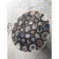 grey agate side table --semi precious