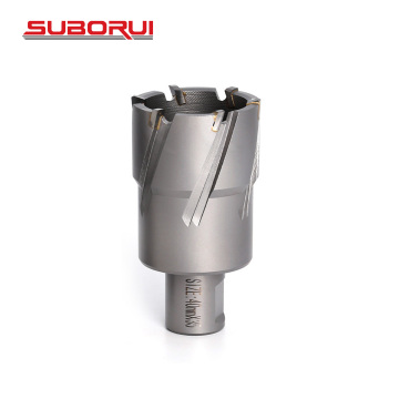 BORUI TCT Annular Broach Hole Cutter - Magnetic Core Drill Bit with Weldon Shank for Metal Drilling