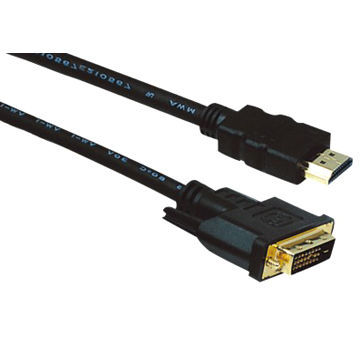 HDMI to DVI Cable, Male to Male, Hot-selling Molding Type