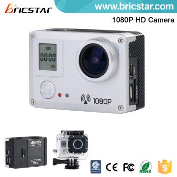 Outdoor sport camera 1080p wifi with waterproof