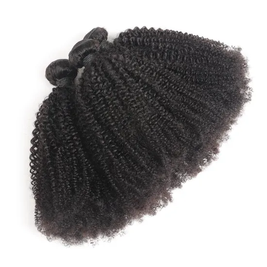 100% virgin human Factory wholesale price Free sample mongolian afro kinky curly hair weave