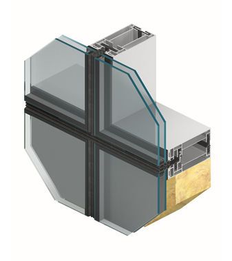 double glazed curtain wall-1