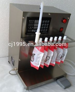 NC electric spout pouch liquid filling machine for soya milk peanut milk