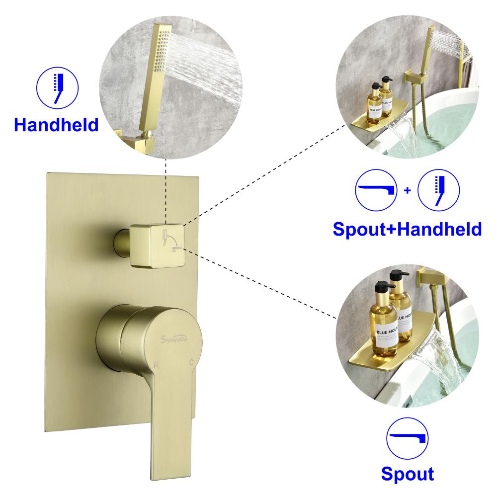 Concealed bath filler 88024bg 10