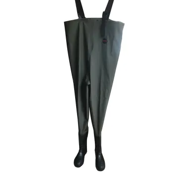 PVC Coated Breathable Nylon Fishing Waders with Boots F18-AL4401
