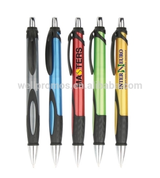 Pearl looking plastic ballpoint pen, souvenir pen