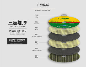 Oasis 4 Inch 100x6x16mm Grinding Wheel for Steel and Metal