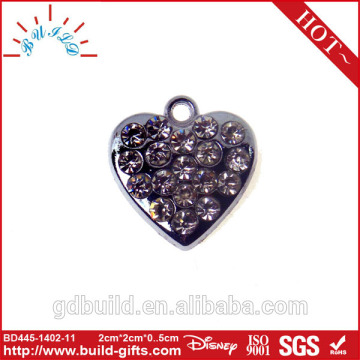 heart pendant of two halves gold pendant