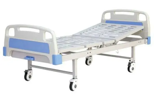 Mobile The Sick / Patient Bed , Clinic Bed With Single Manual Crank