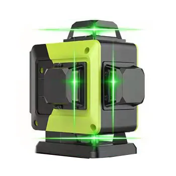 4D 360° Green Rotary 16-Line Multi Cross Line Laser Level