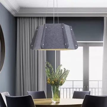 Sound Absorbing Nordic Felt Lampshade Chandelier for Hotel Dining Rooms: Enhancing Acoustics and Style