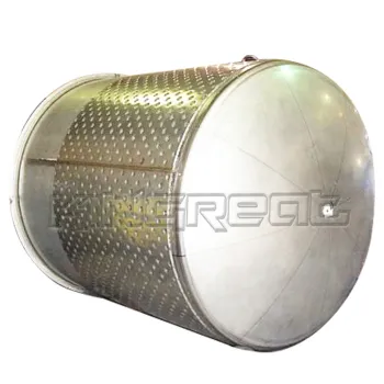 Conical Honeycomb Jacket Storage Tank for Winery Fermentation and Storage