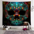 Skull Tapestry Spooky skelet muur opknoping Mandala Hippie Tapestry voor woonkamer slaapkamer Home Dorm Decor