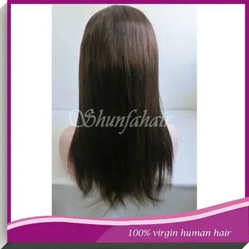 Indian human remy hair full lace wig