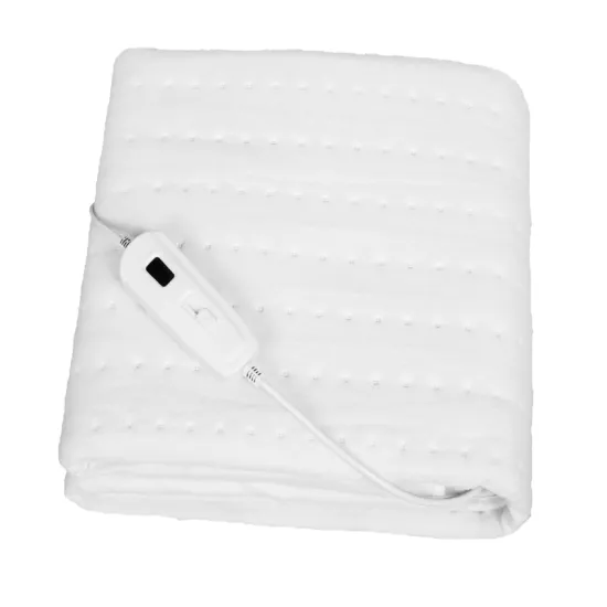 Heated Electric Underblanket for Single Beds: 3 Heat Settings, Fast Warming, Overheat Protection