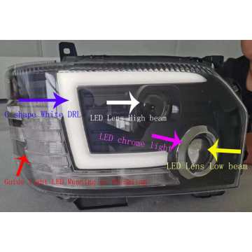 4x4 accesorios para el faro para Toyota Hiace 2014-2018