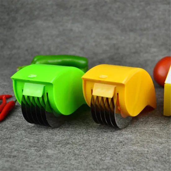 hi quality kitchen tool 6pcs stainless steel blades vegetable herb cutter