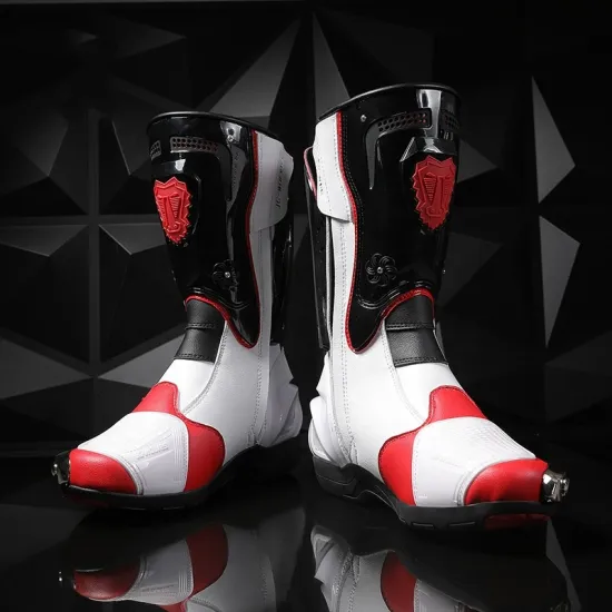 Motorcycle Riding Boots: Waterproof, Racing Design, 100% Leather, Affordable Prices
