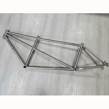 Customizable Lightweight Titanium Tandem Bicycle Frame