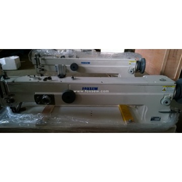 Long Arm Top and Bottom Feed Heavy Duty Zigzag Sewing Machine