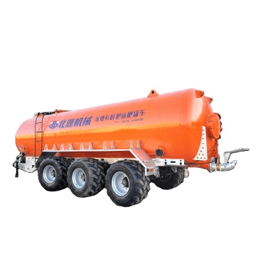 260-360 HP Tractor-Drawn Galvanized Manure Tanker with Vacuum Pump