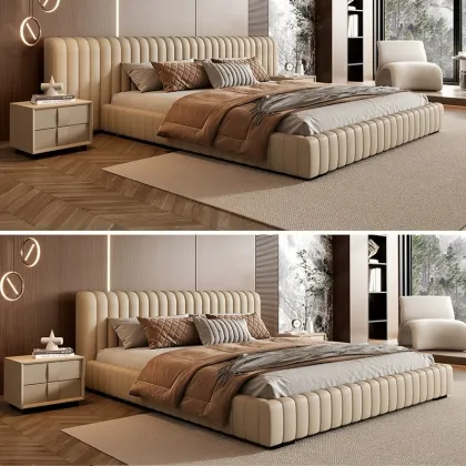 Flannel European-style King Bed