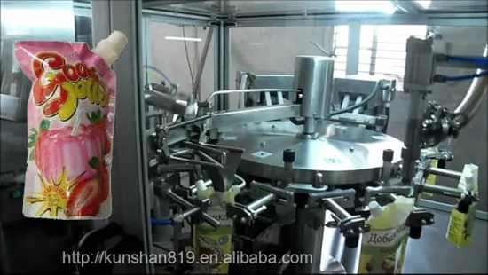 stand up pouch filling machine