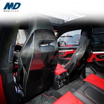 Thay thế chỗ tựa lưng ghế sợi carbon khô cho 2018-2021 Lamborghini Urus