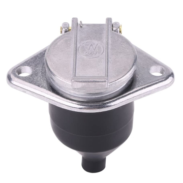 7 Way Plug 24V Trailer Plug Universal Wiring Connector Adapter Socket