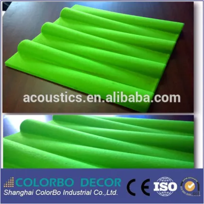 high density acoustic ecco polyester fiber foam soundproof panel