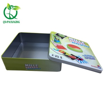 Square tins with lids for sales