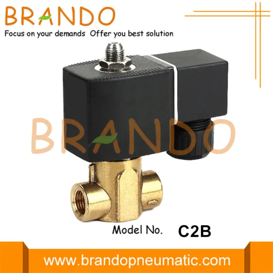 6027 C 3 Way NC Brass Solenoid Valve