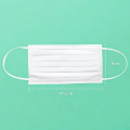 Máscara não tecida descartável branca