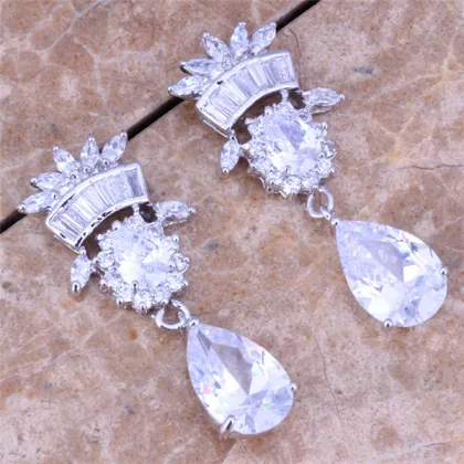 antique earrings unique designer earrings silver plating earrings