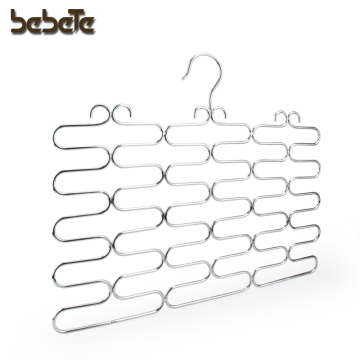 23 Loop Chrome Metal Powder Coating Scarf/Belt/Tie Hanger Holder