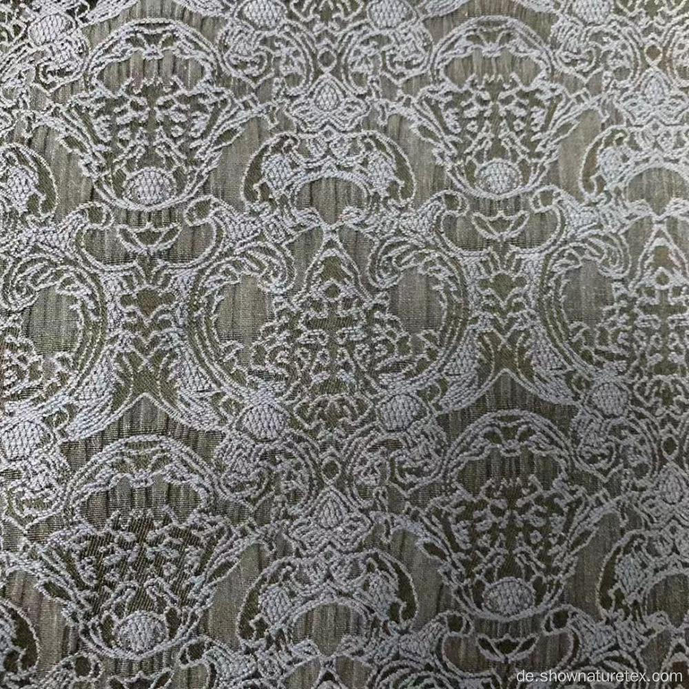 Zweifarbiger Jacquard aus Polyester-Baumwolle