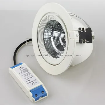 Super bright cob gimbal light led bulls eye spot light