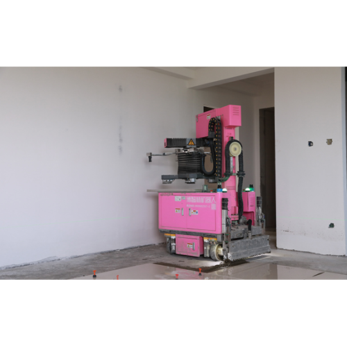 Mobile Vacuum Trolley Marble Tiles Laying Machine