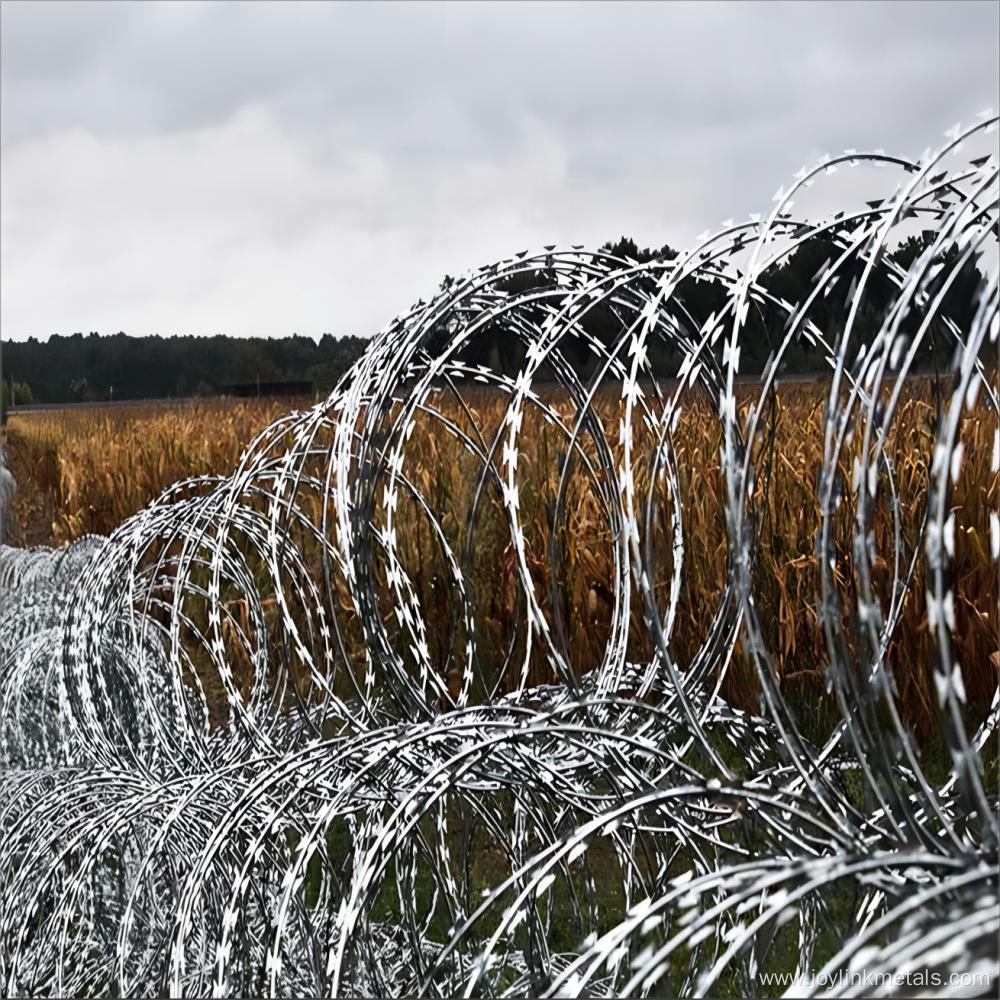 Triple concertina razor wire