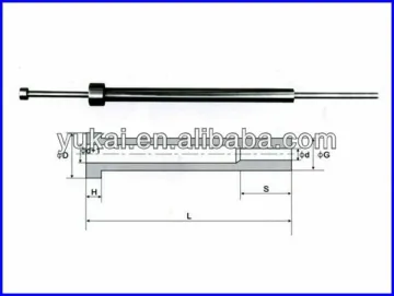 Precision Injection Mold Part's Ejector pins and Sleeves