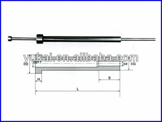 Precision Injection Mold Part's Ejector pins and Sleeves