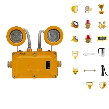 LEDUN IP66 Explosion-Proof Emergency Light 2x3W ATEx Double-Head LED Exit Sign
