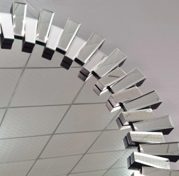 Household flat glass mirrors for decoration