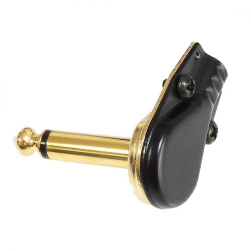 6.35mm Gold plating Mono Jack Plug Guitar Adapter