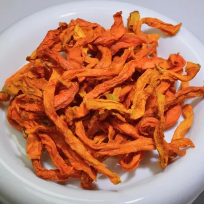 Natural Dried Pumpkin Long Slices Instant Food