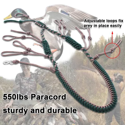 Adjustable Paracord Duck Call Lanyard for Waterfowl Hunting