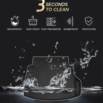 Cargo Liner  Rubber Odorless Easy Clean Automotive Floor Mats Car Trunk mats